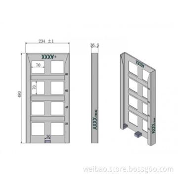Semiconductor package hanging basket